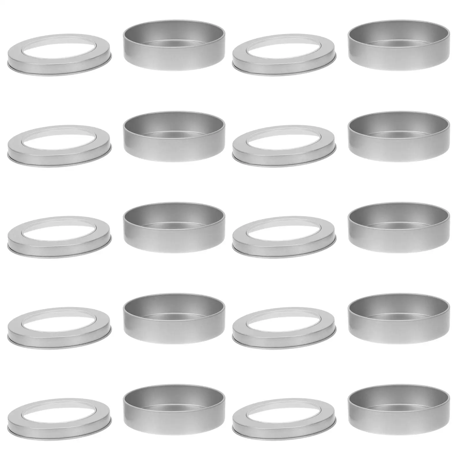 10 Pcs Biscuit Tin Box 90x20mm Round Silver Candy Containers Durable Storage Snack Boxes Cookie Jars Tinplate Case
10 Pcs Biscuit Tin Box 90x20mm Round Silver Candy Containers Durable Storage Snack Boxes Cookie Jars Tinplate Case