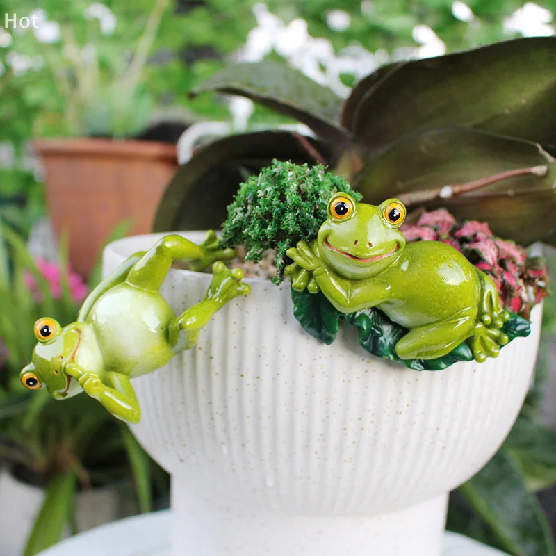 Miniature Frog Figurines Planter Decor, Cute Flower Pot Accessories Resin Frog Statue Fairy Garden Aesthetic Plant Decorations
Miniature Frog Figurines Planter Decor, Cute Flower Pot Accessories Resin Frog Statue Fairy Garden Aesthetic Plant Decorations