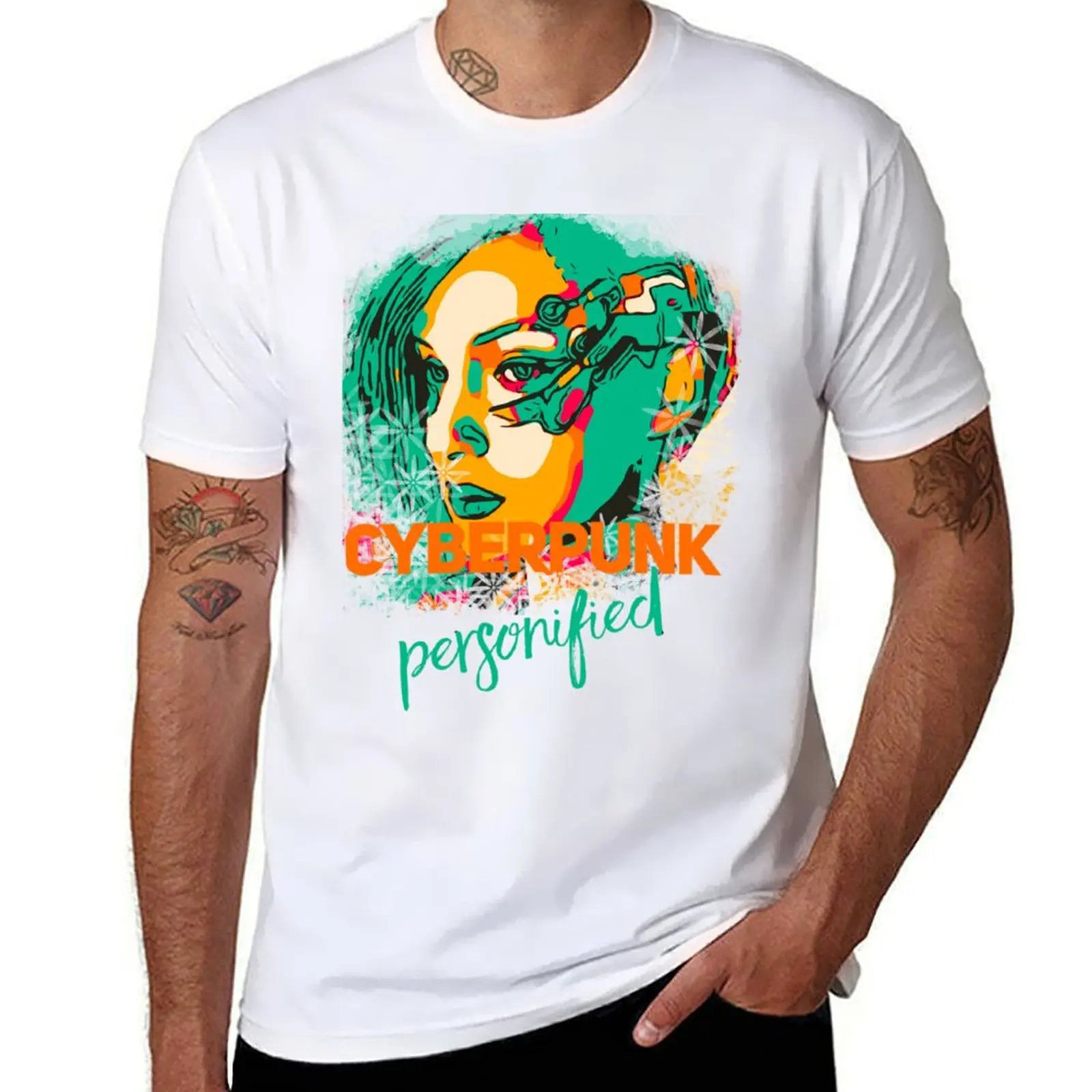 Cyberpunk Personified T-Shirt funny t shirts dark humor t shirt custom print anime t shirts for man T-shirt
Cyberpunk Personified T-Shirt funny t shirts dark humor t shirt custom print anime t shirts for man T-shirt
