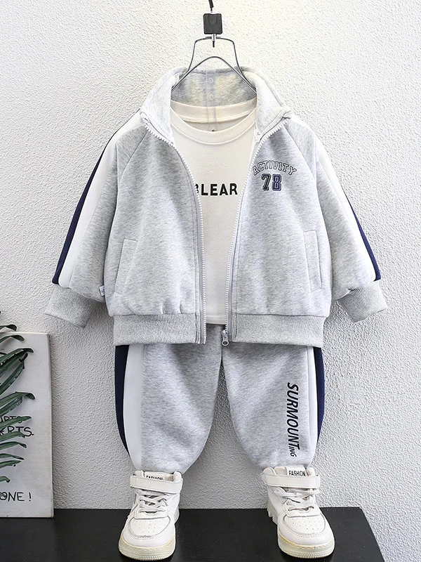 Spring New Arrival Kids Sports Casual Two-Piece Set Boys Clothes Cotton Long Sve Jaet And Long Pants for Boys Baby
Spring New Arrival Kids Sports Casual Two-Piece Set Boys Clothes Cotton Long Sve Jaet And Long Pants for Boys Baby