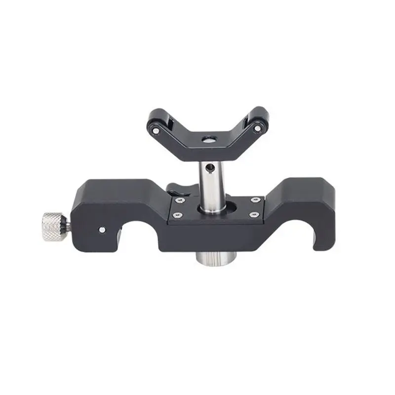 JABS-15Mm Universal Telephoto Lens Support With Rolling Y-Bracket 1/4 3/8 M3 Height Extension Posts For DSLR Camera Rig
JABS-15Mm Universal Telephoto Lens Support With Rolling Y-Bracket 1/4 3/8 M3 Height Extension Posts For DSLR Camera Rig