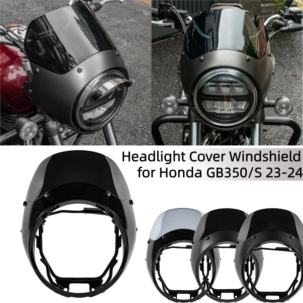 Обтекатель фар мотоцикла, лобовое стекло для Honda GB350/S 2023 2024, передняя фара, дефлектор ветра, аксессуары для мотоциклов
Обтекатель фар мотоцикла, лобовое стекло для Honda GB350/S 2023 2024, передняя фара, дефлектор ветра, аксессуары для мотоциклов