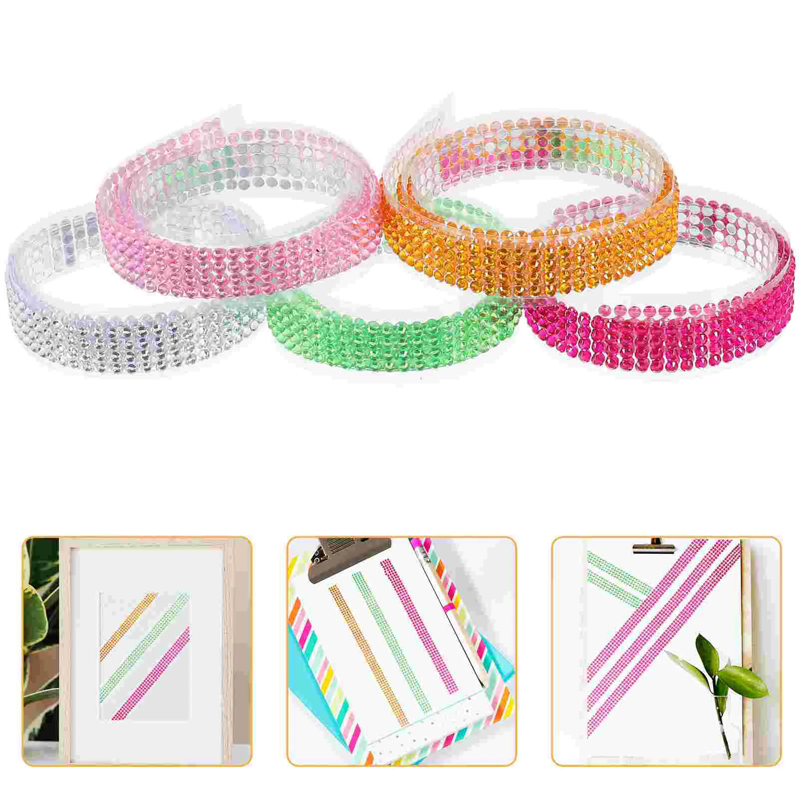 5 Rolls 50X18CM Colorful Rhinestone Tape Acrylic Diamond Stickers Self Adhesive Gems Decor Craft Sparkling
5 Rolls 50X18CM Colorful Rhinestone Tape Acrylic Diamond Stickers Self Adhesive Gems Decor Craft Sparkling