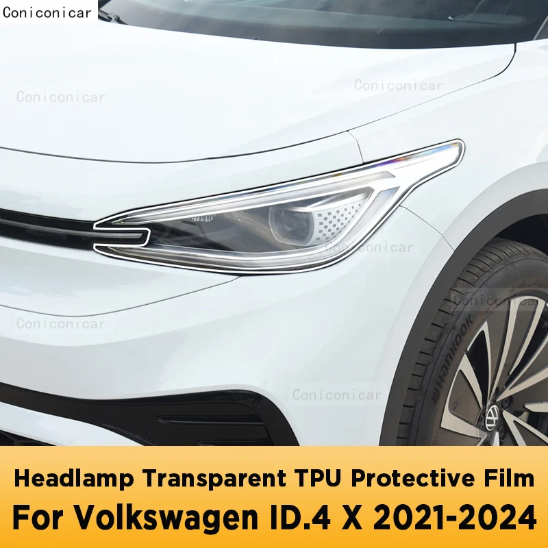 For Volkswagen ID.4 X 2021-2024 Car Exterior Headlight Anti-scratch Front Lamp Transparent TPU Protective Film Accessories
For Volkswagen ID.4 X 2021-2024 Car Exterior Headlight Anti-scratch Front Lamp Transparent TPU Protective Film Accessories