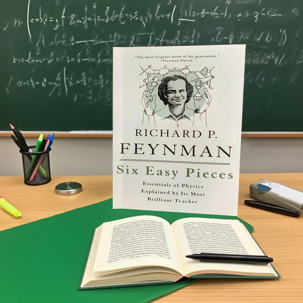 Шесть простых главных трактатов Фейнмана о физике, объясненных в его самых популярных учебных пособиях по английскому языку
Шесть простых главных трактатов Фейнмана о физике, объясненных в его самых популярных учебных пособиях по английскому языку