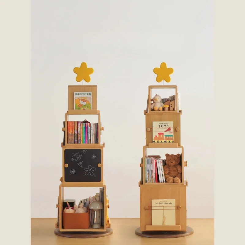 Rotating solid wood bookshelf reading picture book storage cabinet toy storage floor storage bookshelf
Rotating solid wood bookshelf reading picture book storage cabinet toy storage floor storage bookshelf
