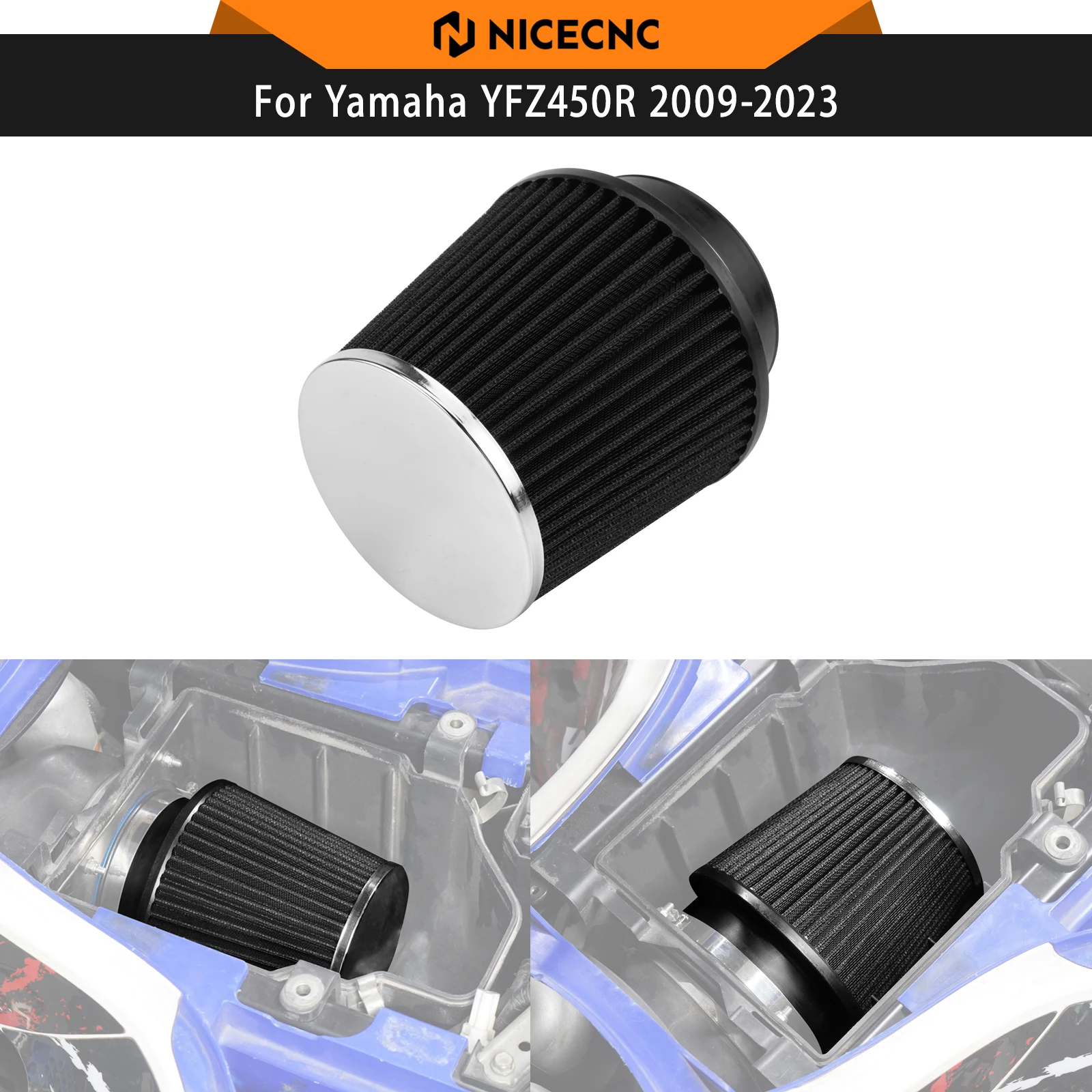 NICECNC YFZ450 Air Filter Air Cleaner For Yamaha YFZ450R 2007-2023,2017 2009-2023 2016 2021 YFZ450X ATV Accessories
NICECNC YFZ450 Air Filter Air Cleaner For Yamaha YFZ450R 2007-2023,2017 2009-2023 2016 2021 YFZ450X ATV Accessories