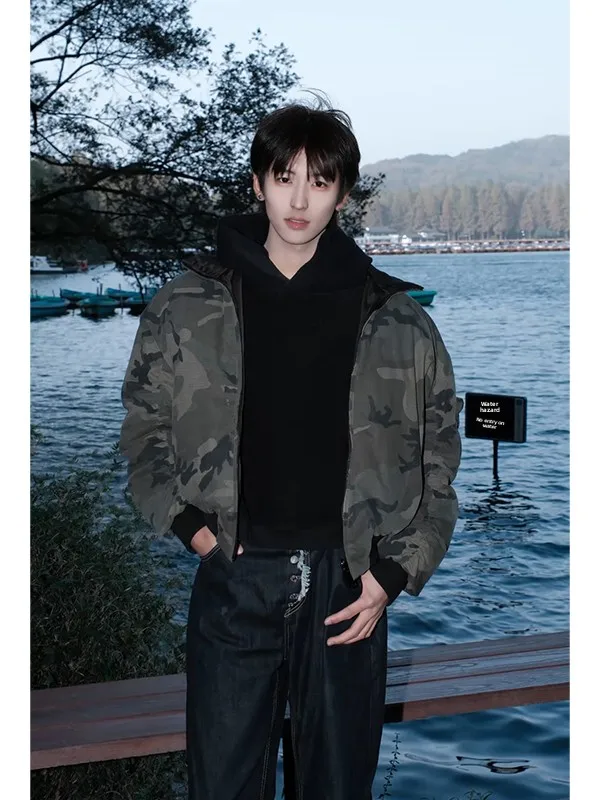 Мужской бомбер American Sle Jaet, двусторонняя одежда, камуфляжное хлопковое пальто, теплое бейсбольное orm, повседневная верхняя одежда
Мужской бомбер American Sle Jaet, двусторонняя одежда, камуфляжное хлопковое пальто, теплое бейсбольное orm, повседневная верхняя одежда