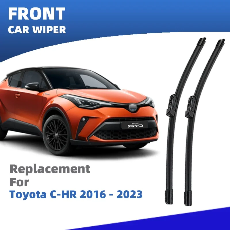 LHD Front Windshield Wiper Blades For Toyota C-HR CHR 2016-2023 2x Windscreen Rain Brushes Accessories 2018 2019 2020 2021 2022
LHD Front Windshield Wiper Blades For Toyota C-HR CHR 2016-2023 2x Windscreen Rain Brushes Accessories 2018 2019 2020 2021 2022