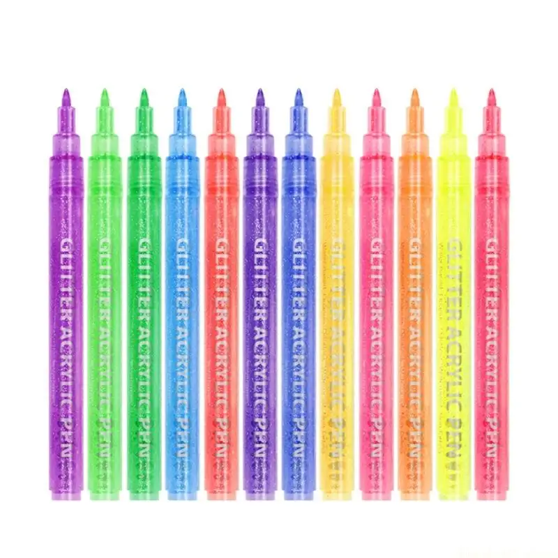 Pack of Shimmering Glitter Gel Pen Set For Creative Writing Scrapbooking Craft
Pack of Shimmering Glitter Gel Pen Set For Creative Writing Scrapbooking Craft