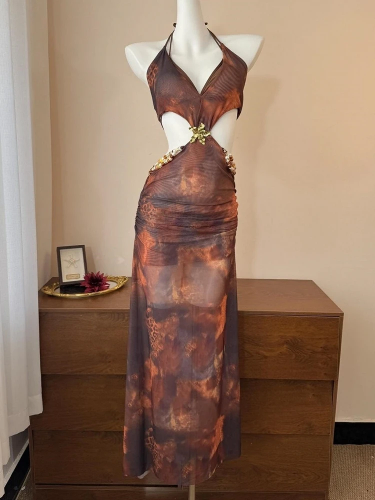Elegant Cover-up Women V-Neck beach Maxi Dress Fashion Sleeveless Flower Dresses Evening Ladies Street Party Vestidos Summer
Elegant Cover-up Women V-Neck beach Maxi Dress Fashion Sleeveless Flower Dresses Evening Ladies Street Party Vestidos Summer