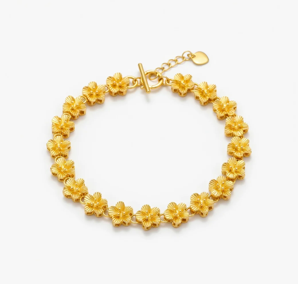 Plum Blossom Flower Chain Bracelet for Women Light Luxury High-End Niche Tarnish-Free Fashion Jewelry
Plum Blossom Flower Chain Bracelet for Women Light Luxury High-End Niche Tarnish-Free Fashion Jewelry