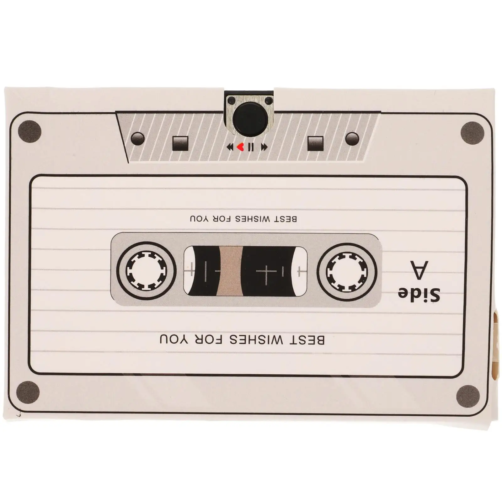 Recordable Greeting Card Cassette Paperboard Voice Cards Retro Creative Design Christmas Birthday Thank You Cards
Recordable Greeting Card Cassette Paperboard Voice Cards Retro Creative Design Christmas Birthday Thank You Cards