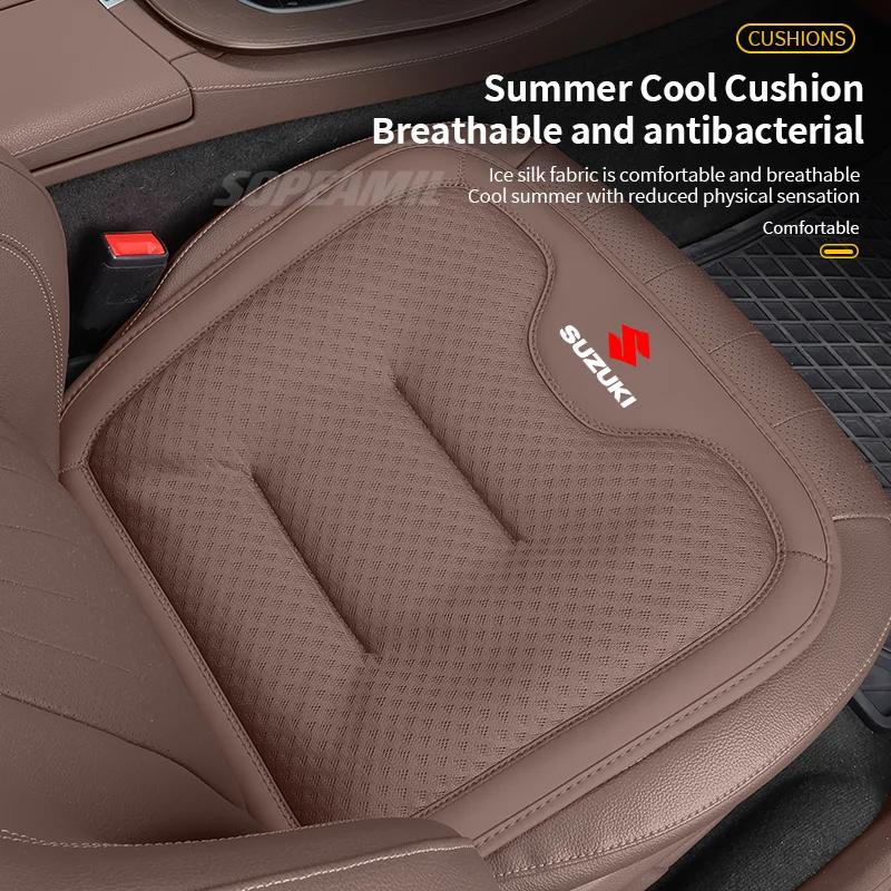 Car Seat Cushion Cover Breathable Ice Silk Seat Protector Pad For Suzuki Ignis Jimny SX4 S-Cross Swift Vitara Aito Baleno Ciaz
Car Seat Cushion Cover Breathable Ice Silk Seat Protector Pad For Suzuki Ignis Jimny SX4 S-Cross Swift Vitara Aito Baleno Ciaz