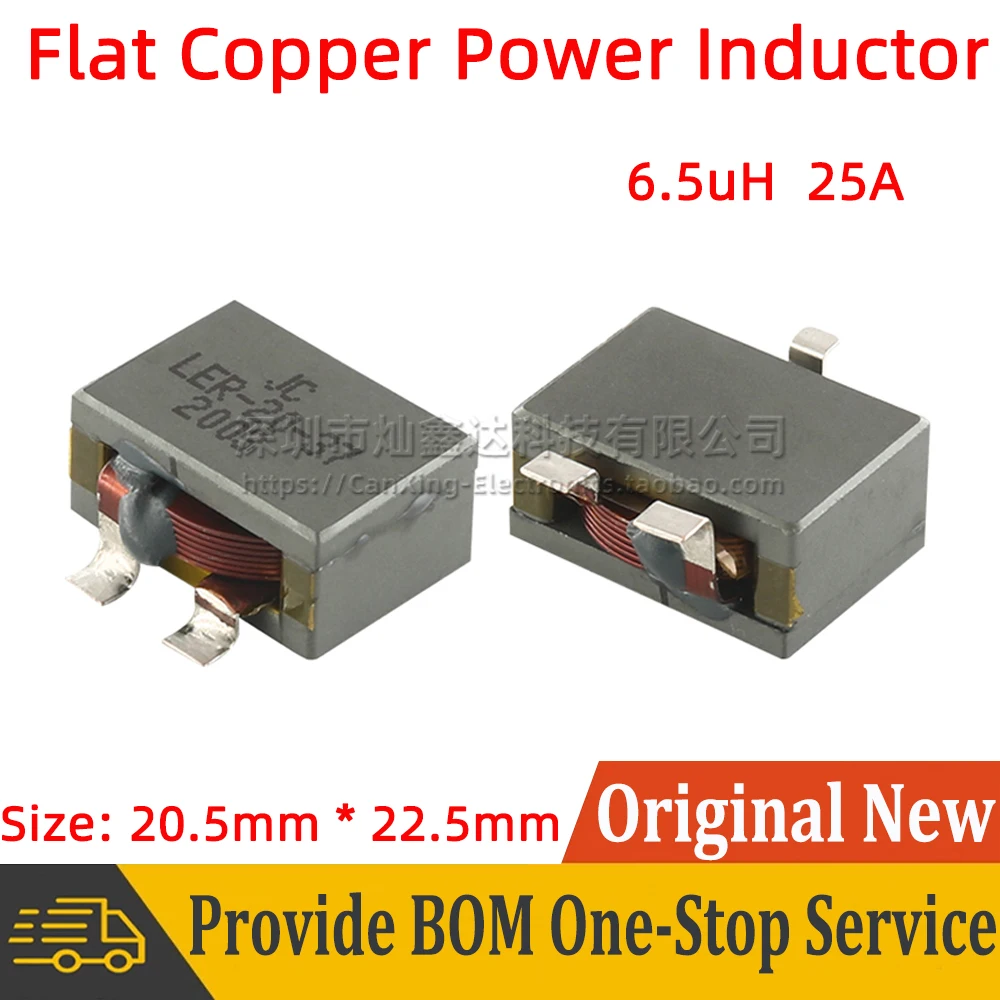 5pcs SMD SMT Power Inductor High Frequency Inductance 6.5uH 25A High Current Flat Copper Coils Filter Low Profile
5pcs SMD SMT Power Inductor High Frequency Inductance 6.5uH 25A High Current Flat Copper Coils Filter Low Profile
