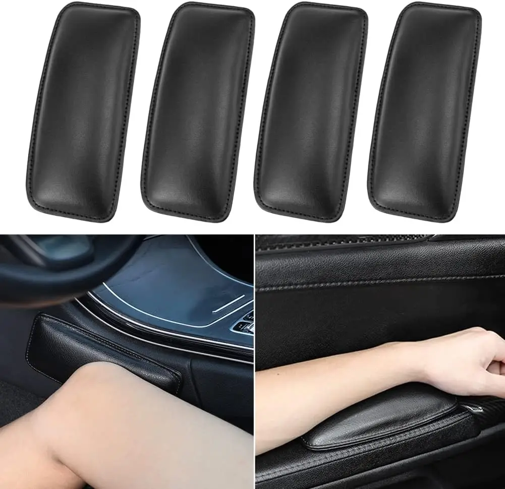 4-Pack Universal Car Center Console Elbow Knee Pad, Leather Armrest Cover Cushion for SUV/Truck
4-Pack Universal Car Center Console Elbow Knee Pad, Leather Armrest Cover Cushion for SUV/Truck