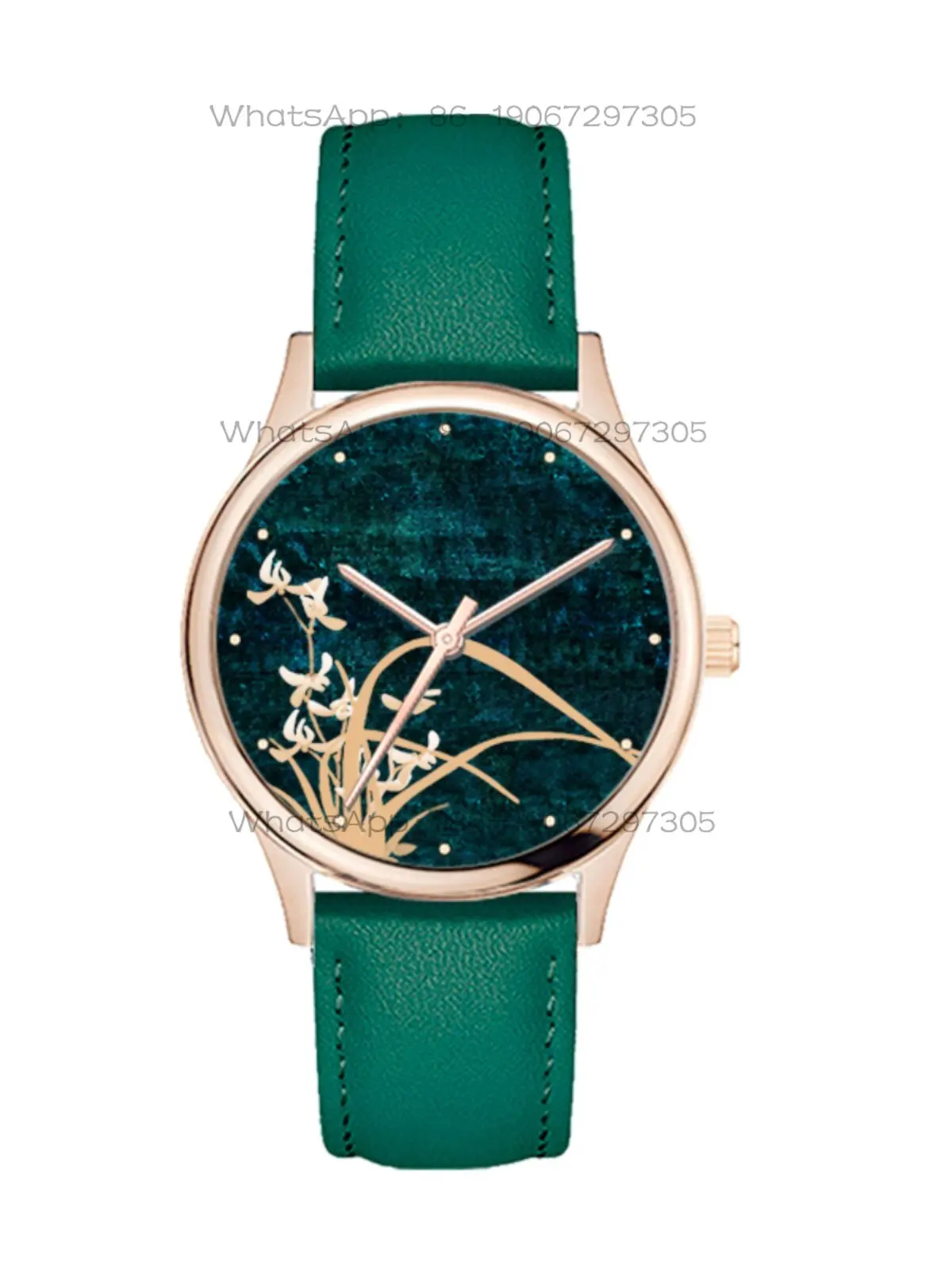 Guochao wind Youlan Meizhu niche design green retro waterproof watch female student birthday gift lettering customization
Guochao wind Youlan Meizhu niche design green retro waterproof watch female student birthday gift lettering customization