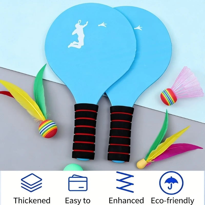 18Pcs Kids Indoor Cricket Batminton Set Cricket Starter Set With Wooden Paddles
18Pcs Kids Indoor Cricket Batminton Set Cricket Starter Set With Wooden Paddles