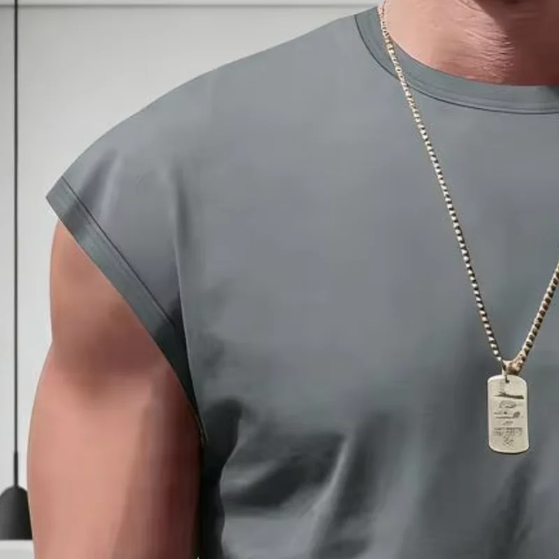 T-Shirts Crew Neck Sleeveless Minimalist Aesthetic T-Shirts Summer Lightweight Cool Armpit Ventilation Top
T-Shirts Crew Neck Sleeveless Minimalist Aesthetic T-Shirts Summer Lightweight Cool Armpit Ventilation Top