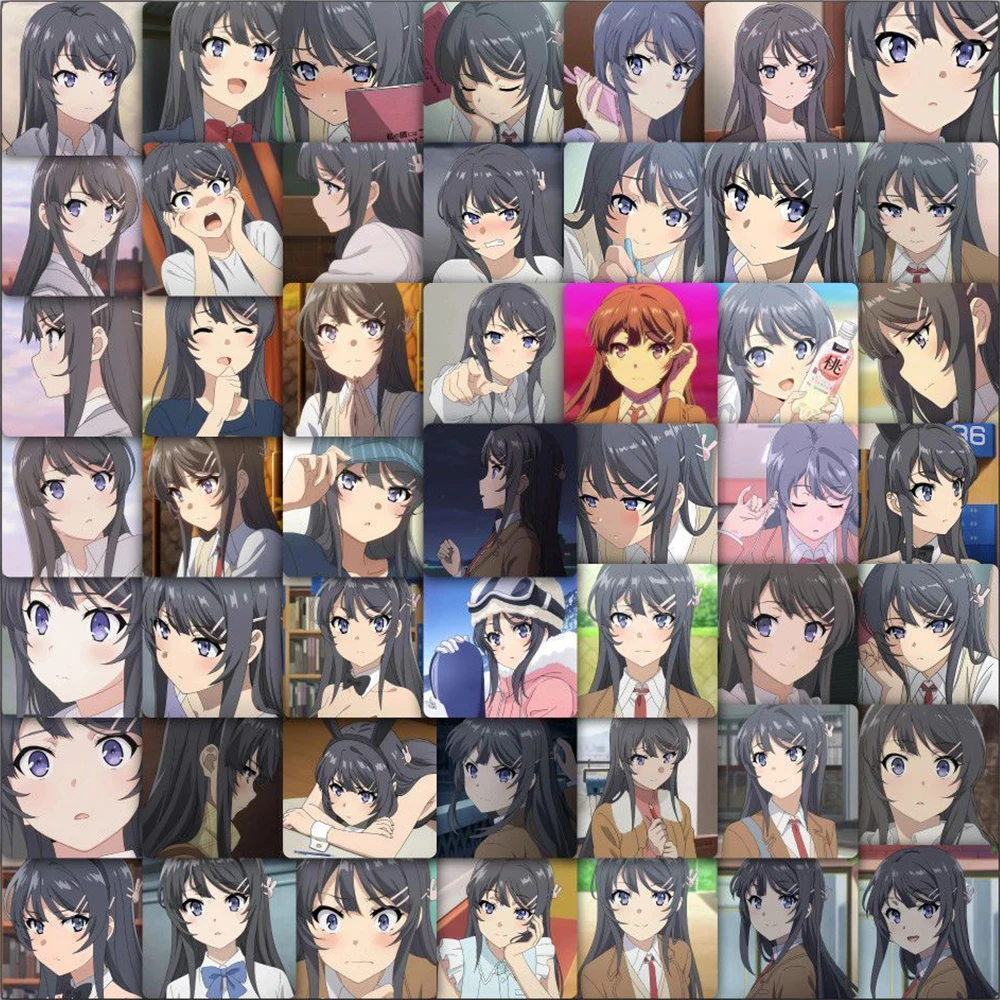 10/30/59pcs Bunny Girl Senpail Stickers Sakurajima Mai Anime Sticker Scrapbooking Laptop Phone Luggage Cute Girls Cartoon Decals
10/30/59pcs Bunny Girl Senpail Stickers Sakurajima Mai Anime Sticker Scrapbooking Laptop Phone Luggage Cute Girls Cartoon Decals
