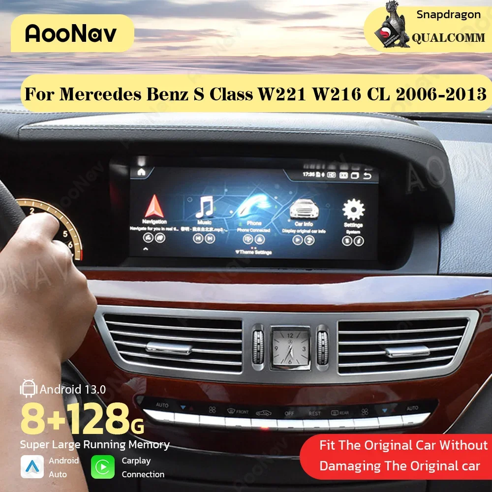 Автомобильный радиоприемник для Mercedes Benz S Class W221 W216 CL 2006-2013 Android Стерео с сенсорным экраном GPS Мультимедийный навигационный плеер Qualcomm
Автомобильный радиоприемник для Mercedes Benz S Class W221 W216 CL 2006-2013 Android Стерео с сенсорным экраном GPS Мультимедийный навигационный плеер Qualcomm
