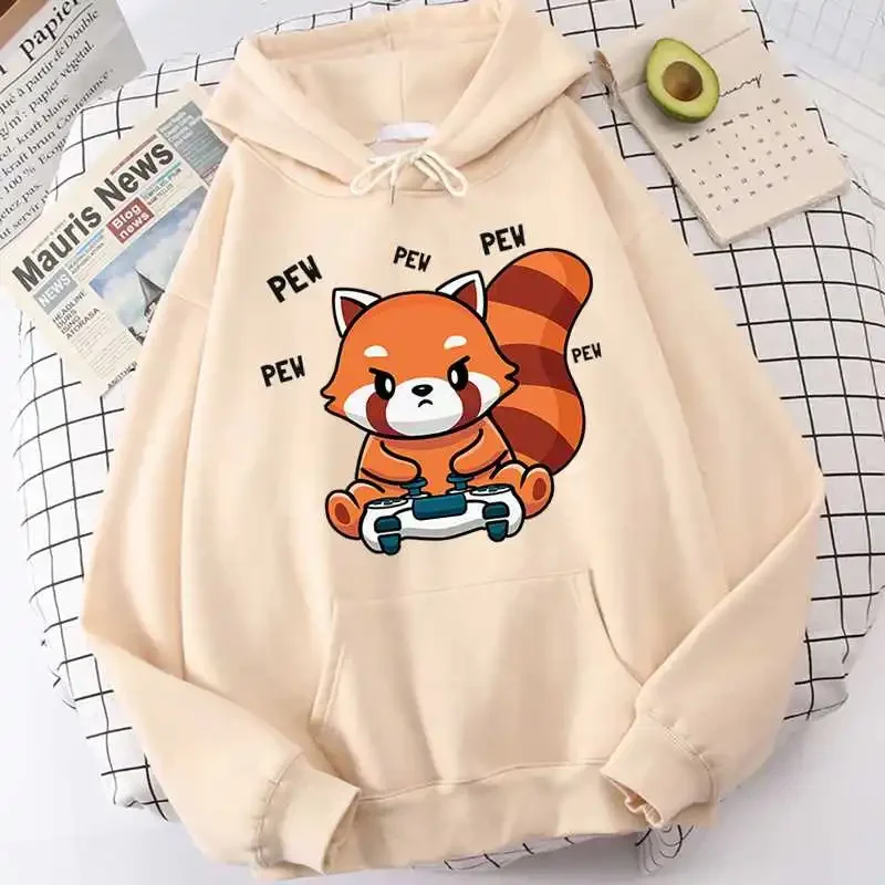 Cute Pew Red Panda Kawaii Printed Hoodie Men/Women's Casual Hoodies Long Sleeve Pullover Sweatshirts Oversized Unisex Clothing
Cute Pew Red Panda Kawaii Printed Hoodie Men/Women's Casual Hoodies Long Sleeve Pullover Sweatshirts Oversized Unisex Clothing
