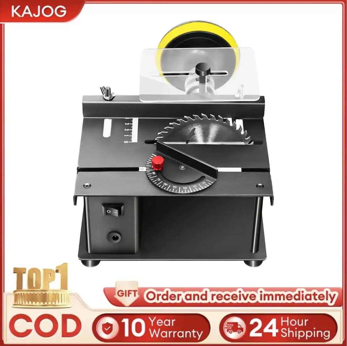 200W Mini Table Saw 0-90° Cutting for DIY & Craft Projects Multi-Functional Cutting Bench for Cutting, Drilling, Grinding
200W Mini Table Saw 0-90° Cutting for DIY & Craft Projects Multi-Functional Cutting Bench for Cutting, Drilling, Grinding