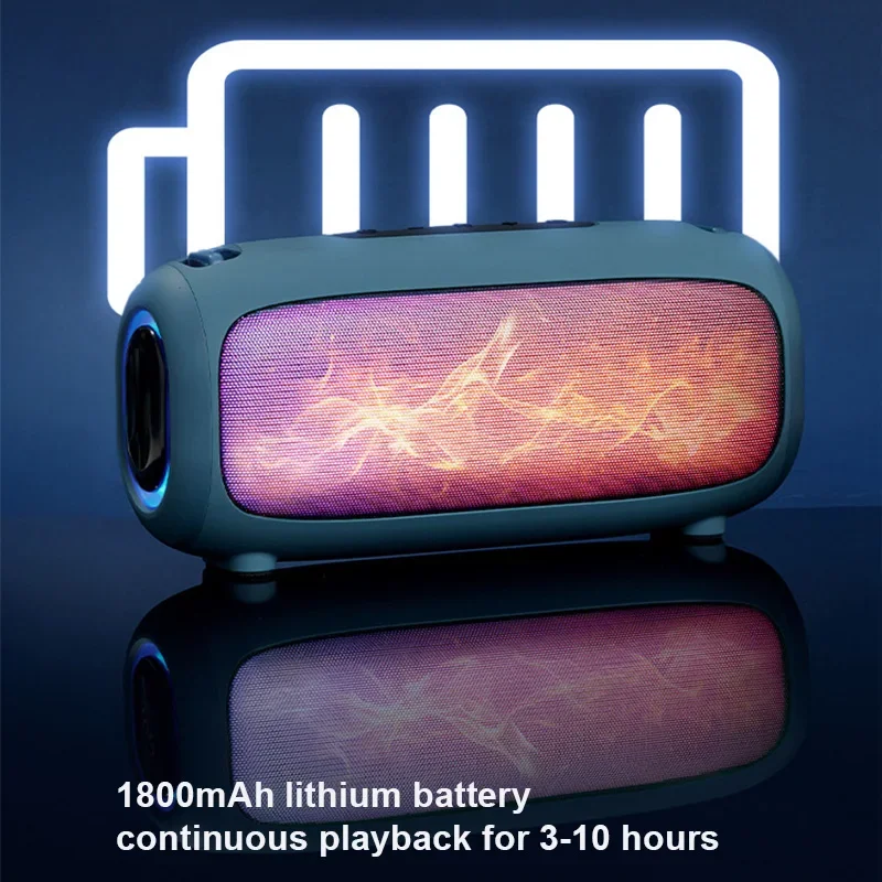 Wireless Bluetooth Speaker Flame Portable HIFI Lamp RGB Colorful Light Desktop Computer Audio Outdoor Stereo Mini Boombox TF AUX
Wireless Bluetooth Speaker Flame Portable HIFI Lamp RGB Colorful Light Desktop Computer Audio Outdoor Stereo Mini Boombox TF AUX