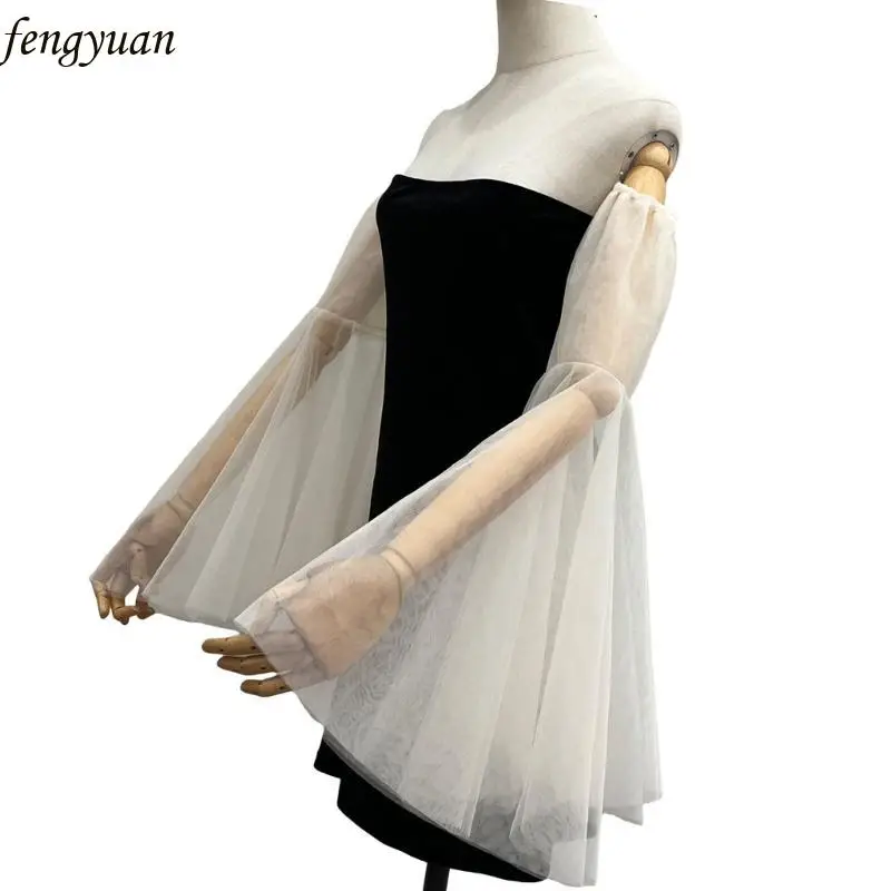 B2QE Stylish Arm Wrap Seethrough Arm Sleeves for Women Formal Event and Party Outfit
B2QE Stylish Arm Wrap Seethrough Arm Sleeves for Women Formal Event and Party Outfit