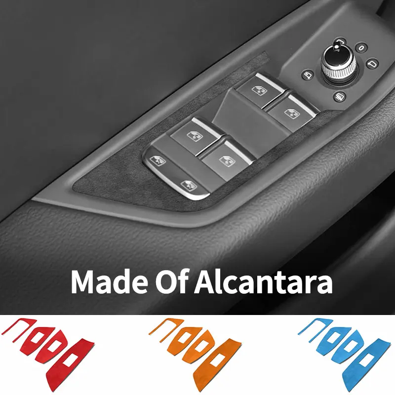 For Audi A4L A4 S4 A5 S5 RS4 RS5 Q5L SQ5 Q5 Q7 Made of Alcantara Car Window Switch Panel Trim Sticker Auto Interior Accessories
For Audi A4L A4 S4 A5 S5 RS4 RS5 Q5L SQ5 Q5 Q7 Made of Alcantara Car Window Switch Panel Trim Sticker Auto Interior Accessories