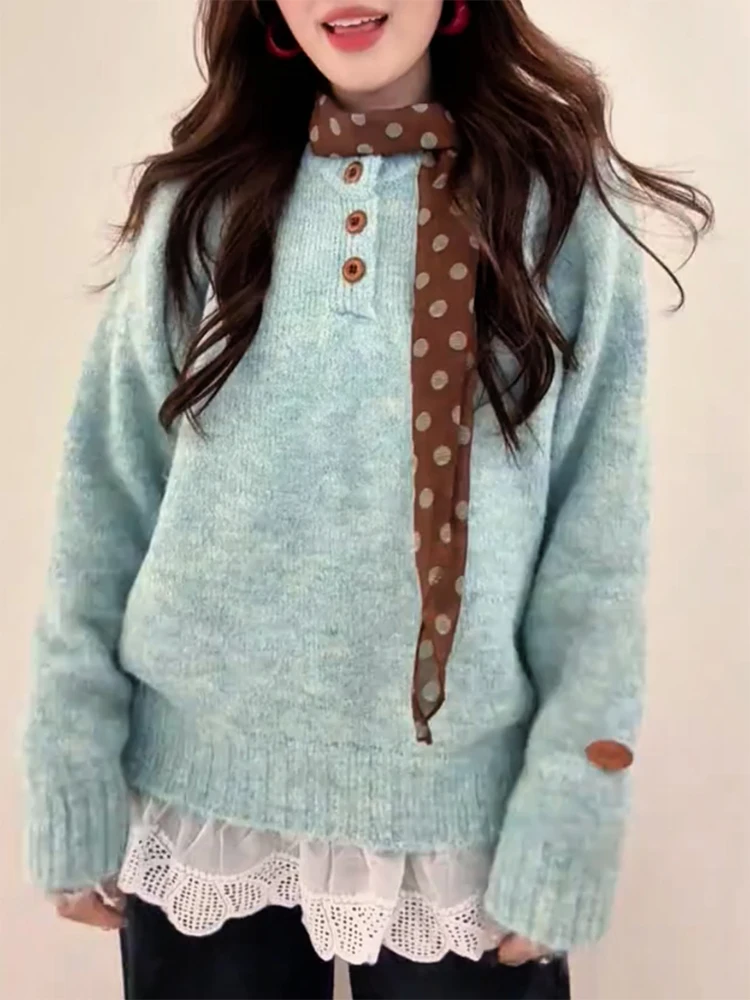 Korean Sle Soft Cozy round Ne Knitwear Autumn Winter New plus Size Ele Slimming Women's Top Comfortable Long Sve
Korean Sle Soft Cozy round Ne Knitwear Autumn Winter New plus Size Ele Slimming Women's Top Comfortable Long Sve