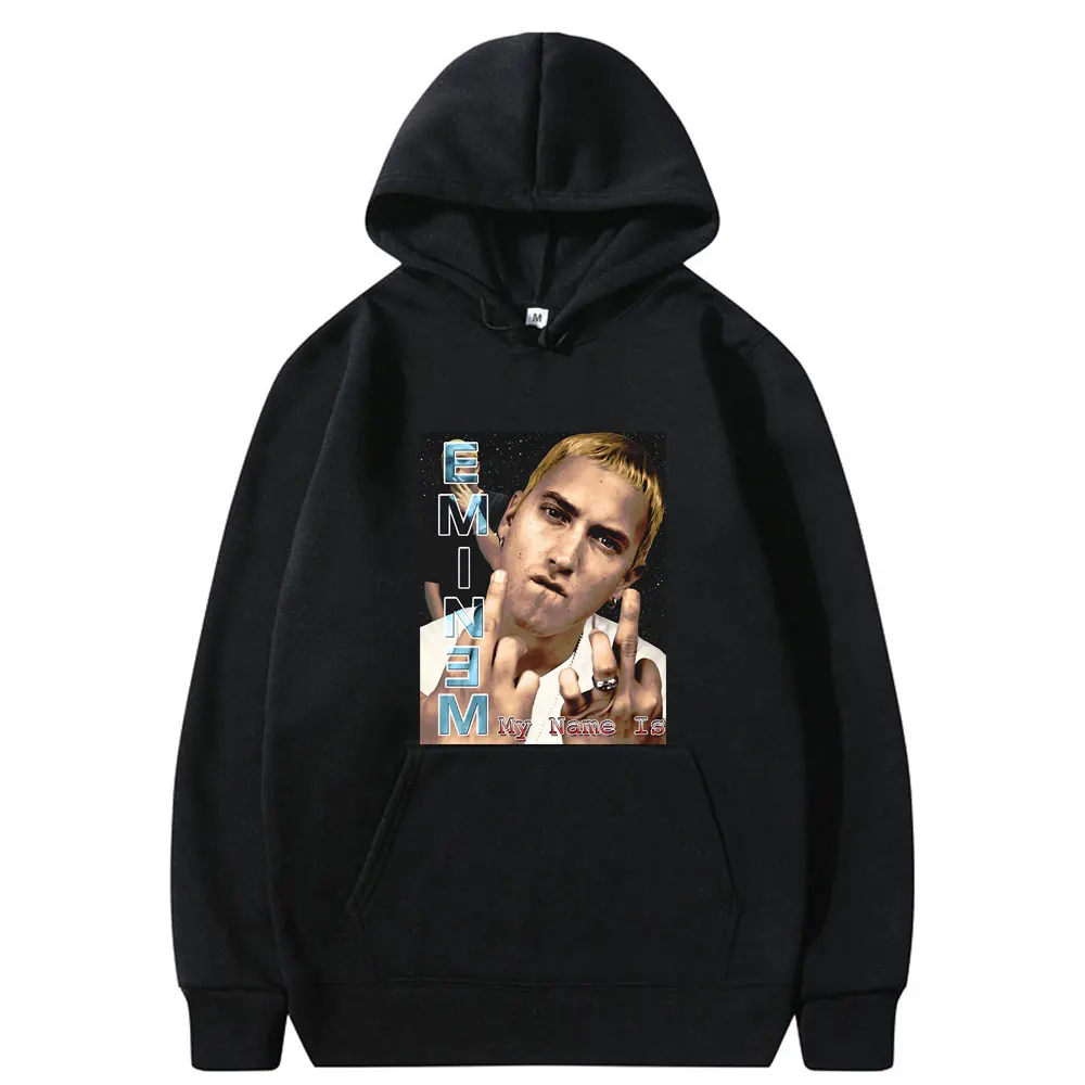 Винтажная Толстовка Rapper Eminem в стиле хип-хоп, мужской повседневный флисовый хлопковый пуловер, мужские и женские модные толстовки в стиле оверсайз 90-х годов, уличная одежда
Винтажная Толстовка Rapper Eminem в стиле хип-хоп, мужской повседневный флисовый хлопковый пуловер, мужские и женские модные толстовки в стиле оверсайз 90-х годов, уличная одежда