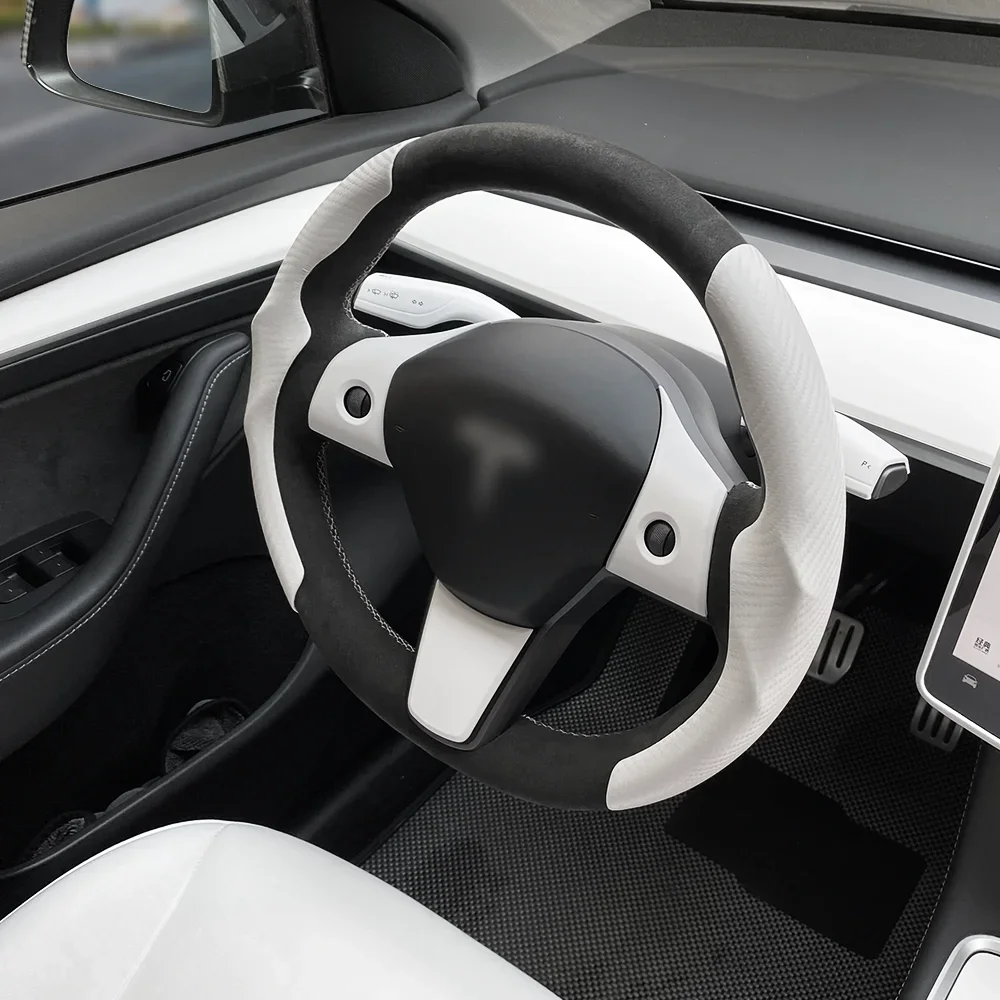 Car Steering Wheel Cover For Tesla Model 3 Car Panel Trim Frame Shift Knob Cover Model Y Whift Interior Sticker Accessories
Car Steering Wheel Cover For Tesla Model 3 Car Panel Trim Frame Shift Knob Cover Model Y Whift Interior Sticker Accessories