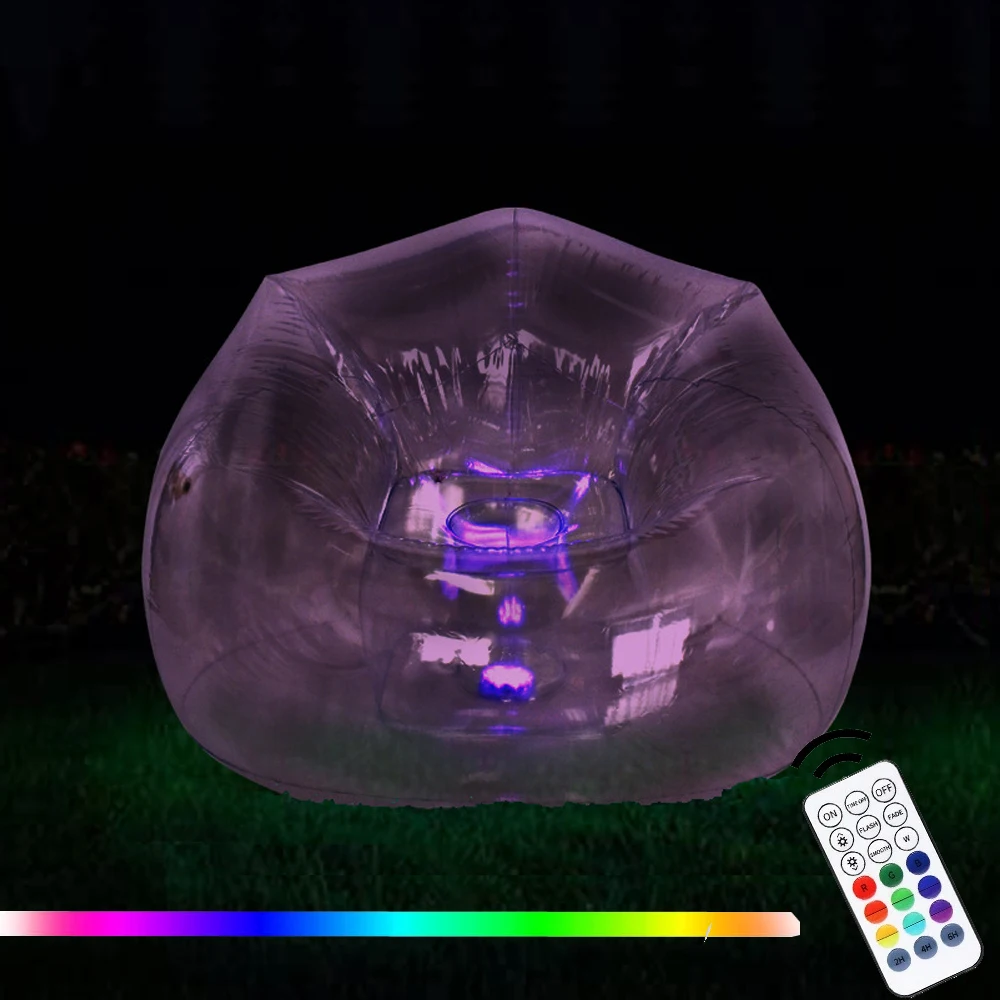 Inflatable Chair Sofa Indoor Outdoor Portable Flocking Air Chair with Colorful LED Lights Traval Camping Sleeping Bag
Inflatable Chair Sofa Indoor Outdoor Portable Flocking Air Chair with Colorful LED Lights Traval Camping Sleeping Bag