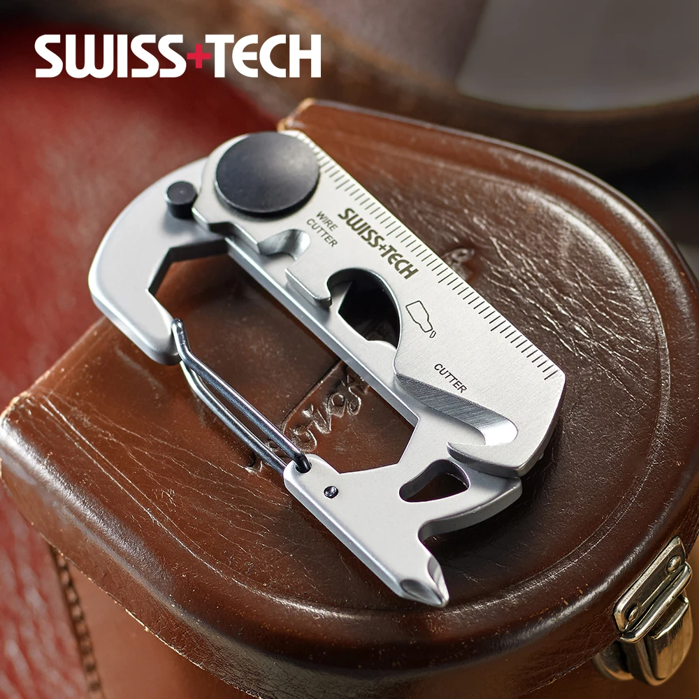 SWISS TECH 13-In-1 Mini Multi-tool Protable Small Pocket Multitool Kit Carabiner Clip for Outdoor Camping Gadgets EDC Hand Tools
SWISS TECH 13-In-1 Mini Multi-tool Protable Small Pocket Multitool Kit Carabiner Clip for Outdoor Camping Gadgets EDC Hand Tools