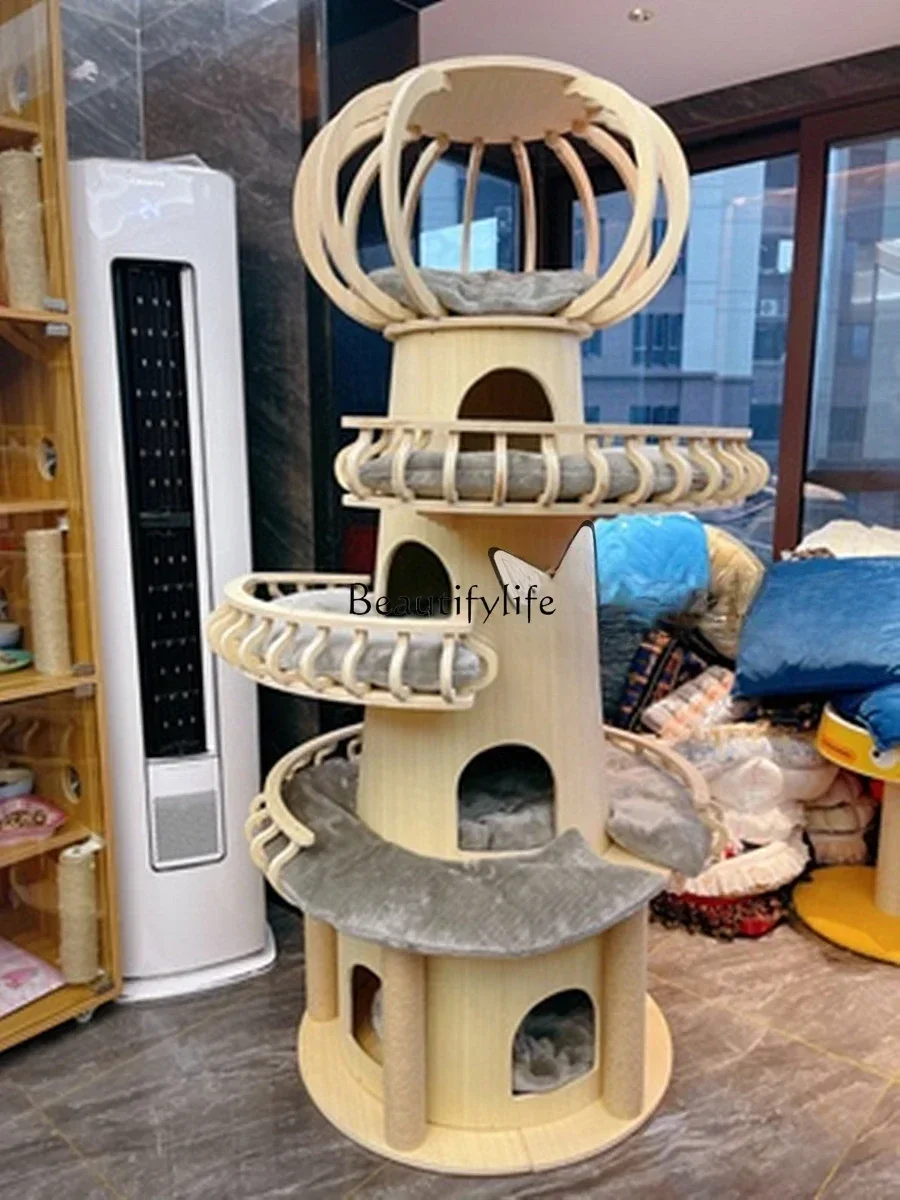 Y Wooden Cat Castle Chamfer Scratch Board Nest Cat Villa Large Luxury
Y Wooden Cat Castle Chamfer Scratch Board Nest Cat Villa Large Luxury
