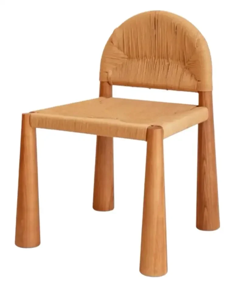 Vintage Solid Rattan Chair Woven Single Seat Minimalist Cream Style Design Model Furniture Dining Chair Backrest
Vintage Solid Rattan Chair Woven Single Seat Minimalist Cream Style Design Model Furniture Dining Chair Backrest