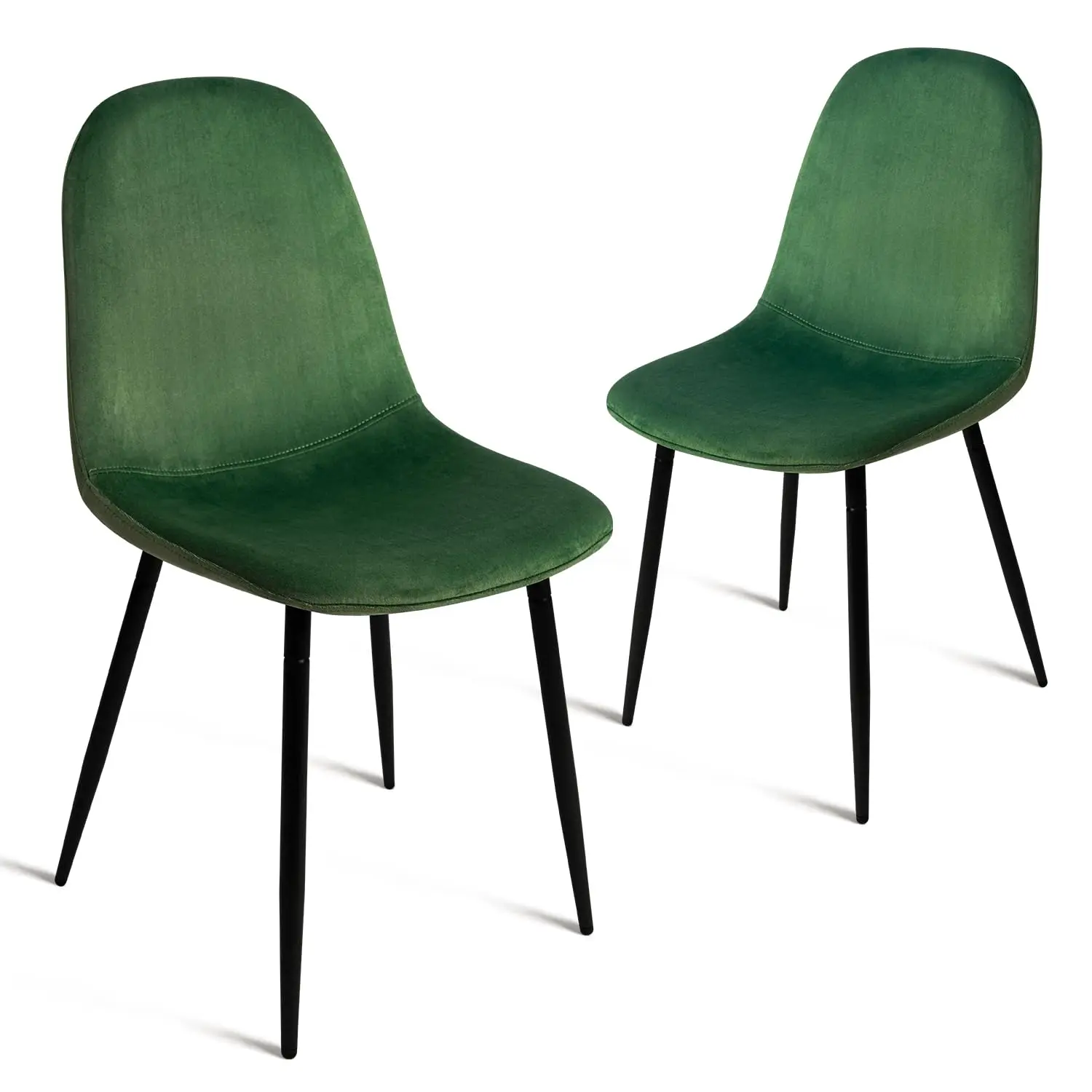 Velvet Dining Chairs Set Of 2, Modern Fabric Side Chairs With Padded Seat And Metal Legs For Living Room Kitchen
Velvet Dining Chairs Set Of 2, Modern Fabric Side Chairs With Padded Seat And Metal Legs For Living Room Kitchen
