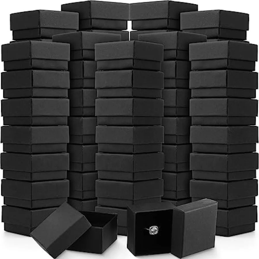 120 Piece Small Ring Boxes Bulk 2 x 2 x 1.2 Inch Kraft Cardboard Jewelry Gift Boxes with Lids for Earrings Square Packing Versa
120 Piece Small Ring Boxes Bulk 2 x 2 x 1.2 Inch Kraft Cardboard Jewelry Gift Boxes with Lids for Earrings Square Packing Versa