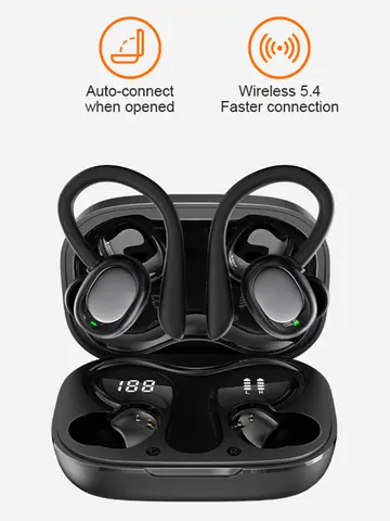 Original Sony SP180 True Wireless Headphones Bluetooth Earphones Ear-hook Headsets HiFi Sports Music Headset with Mic
