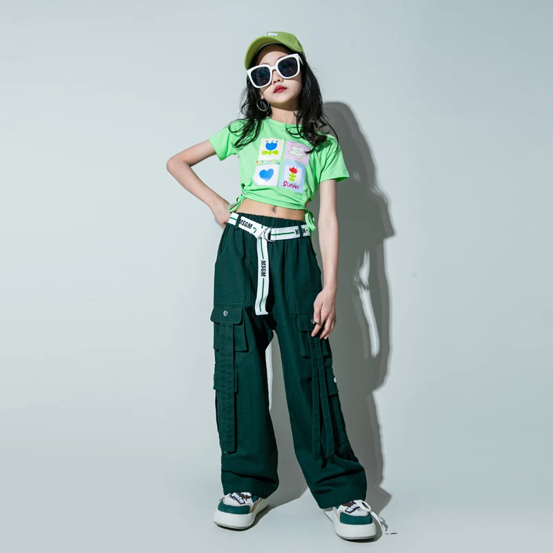 Hip Hop Clothing Girls Crop Tops Kpop Dance Pants Child Candy Color Streetwear Outfits Clothes Set Kids Sweet Jazz Costumes
Hip Hop Clothing Girls Crop Tops Kpop Dance Pants Child Candy Color Streetwear Outfits Clothes Set Kids Sweet Jazz Costumes