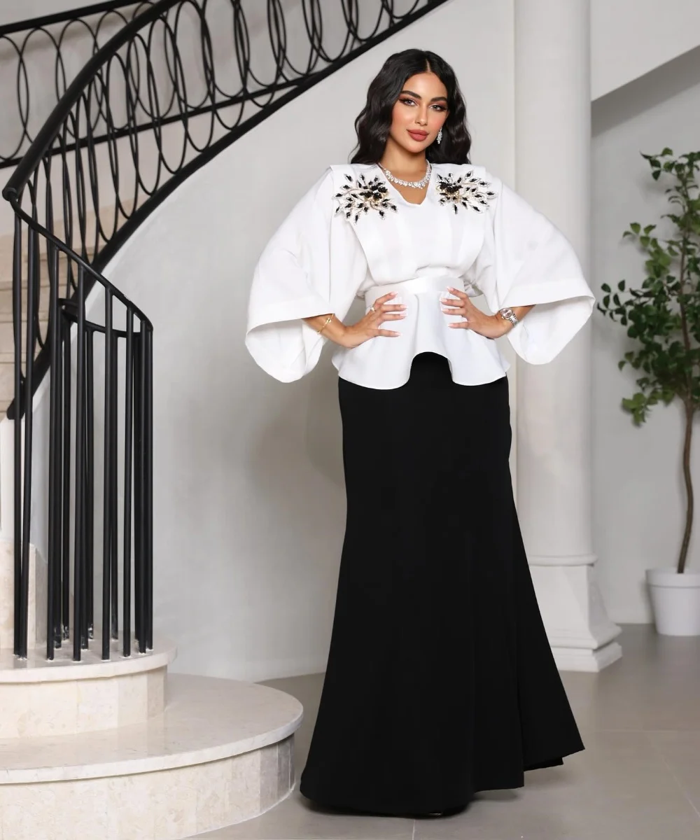 Customized Exquisite Jersey Pleat Sequined Pattern Trumpet V-neck Long Dresses Bespoke Occasion Quinceanera Elegant
Customized Exquisite Jersey Pleat Sequined Pattern Trumpet V-neck Long Dresses Bespoke Occasion Quinceanera Elegant