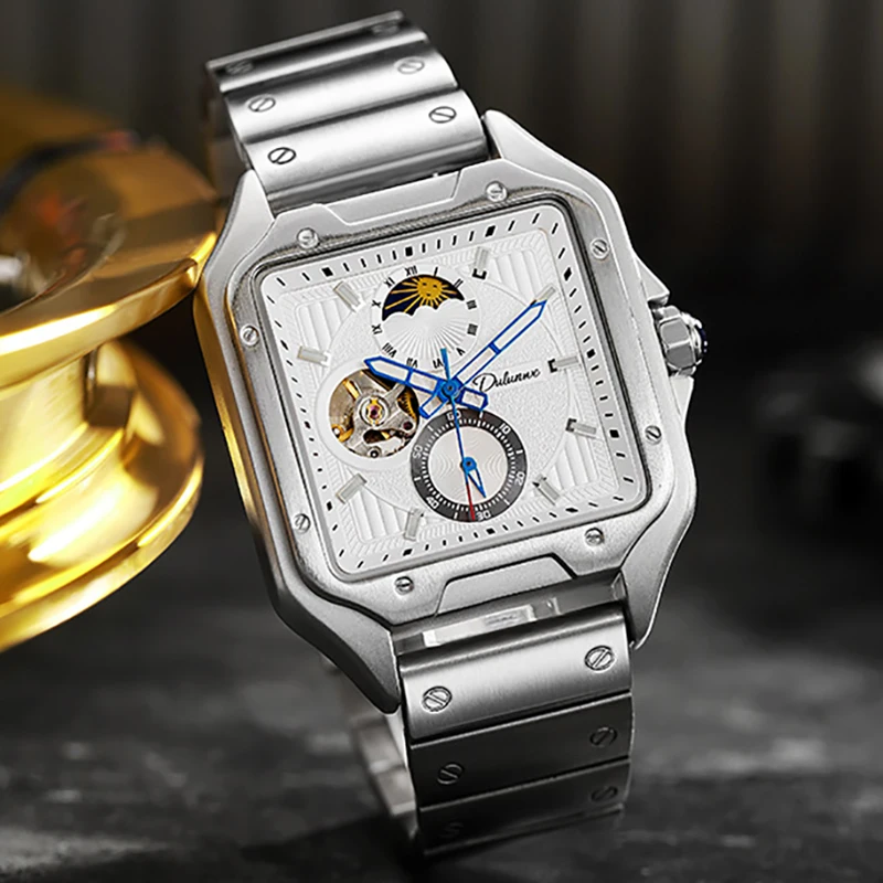 Men Wristwatch Luxury Mechanical Luminous Chronograph Watch Man New Sport Waterproof Business Automatic Casual Moon Phase Clock
Men Wristwatch Luxury Mechanical Luminous Chronograph Watch Man New Sport Waterproof Business Automatic Casual Moon Phase Clock