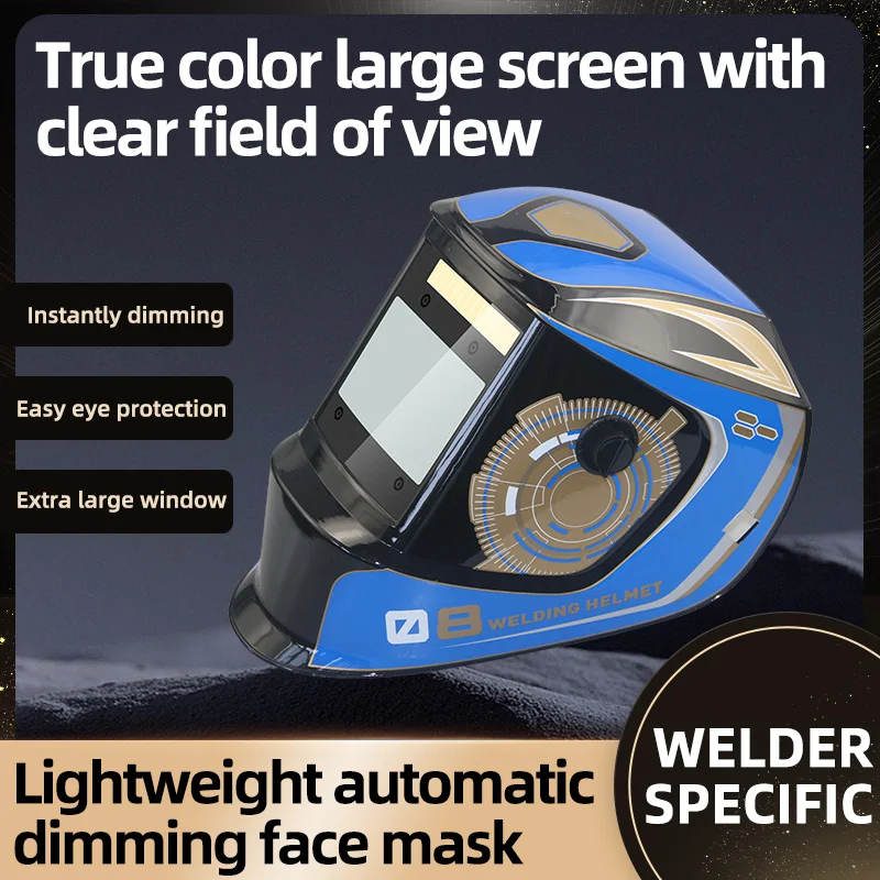 Full-protection Welding Mask, Ventilated & Anti-fog Design, Head-mounted with Easy Adjustable Strap
Full-protection Welding Mask, Ventilated & Anti-fog Design, Head-mounted with Easy Adjustable Strap