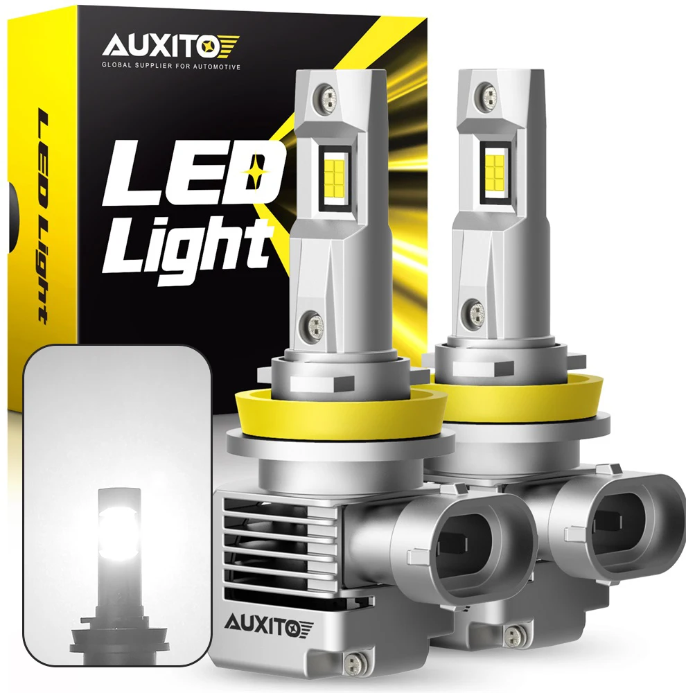 AUXITO 2Pcs Q16 Super LED H11 Headlight Bulb Canbus High Power 100W 20000LM Turbo H8 H9 H11 Headlamp for 12V Car White 6000K CSP
AUXITO 2Pcs Q16 Super LED H11 Headlight Bulb Canbus High Power 100W 20000LM Turbo H8 H9 H11 Headlamp for 12V Car White 6000K CSP