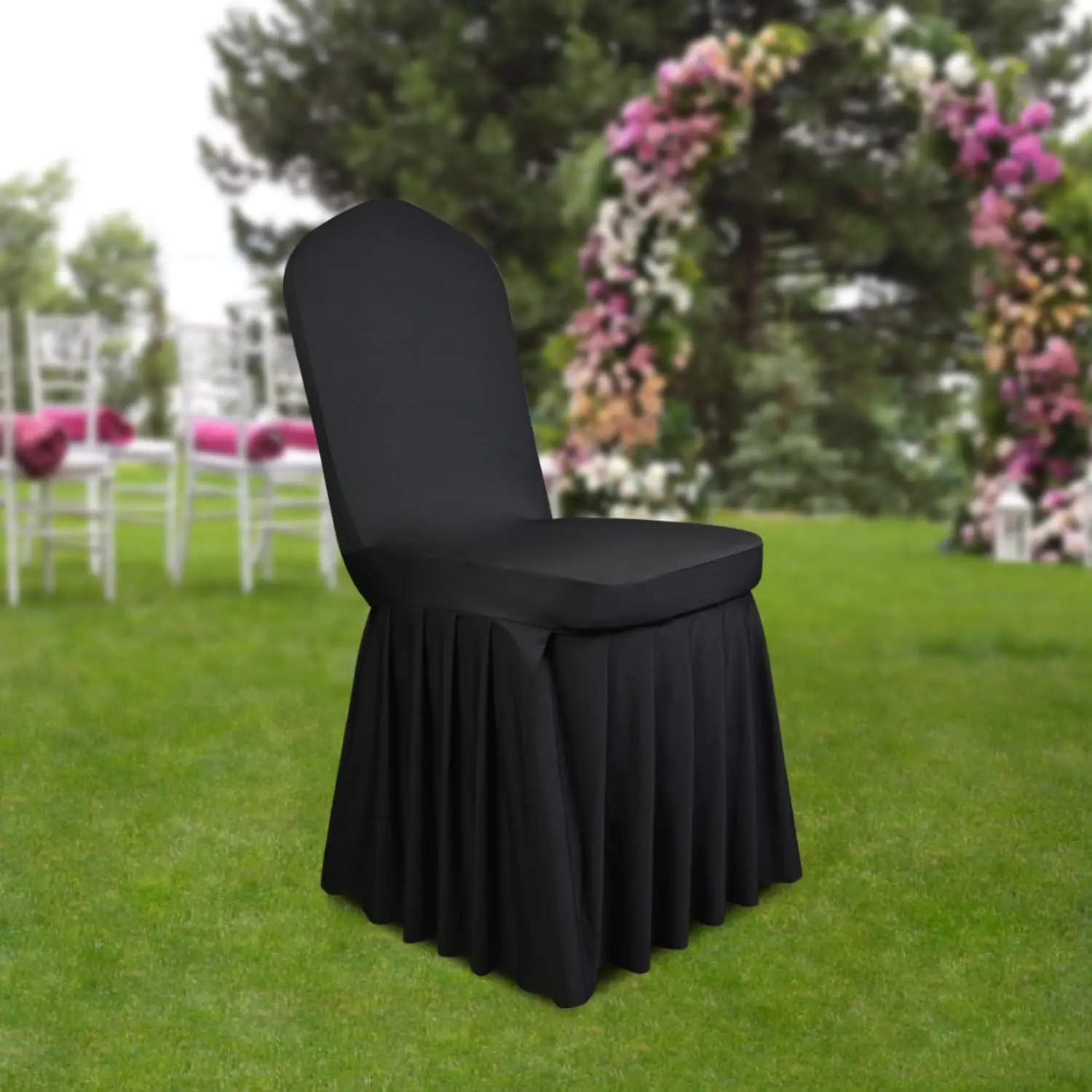 1 Pa Bla Chair Covers With Skirt|Super Fit Spandex Chair Seat Protector|Chair Covers Wedding| For Dining Room, Hotel, Ceremony
1 Pa Bla Chair Covers With Skirt|Super Fit Spandex Chair Seat Protector|Chair Covers Wedding| For Dining Room, Hotel, Ceremony