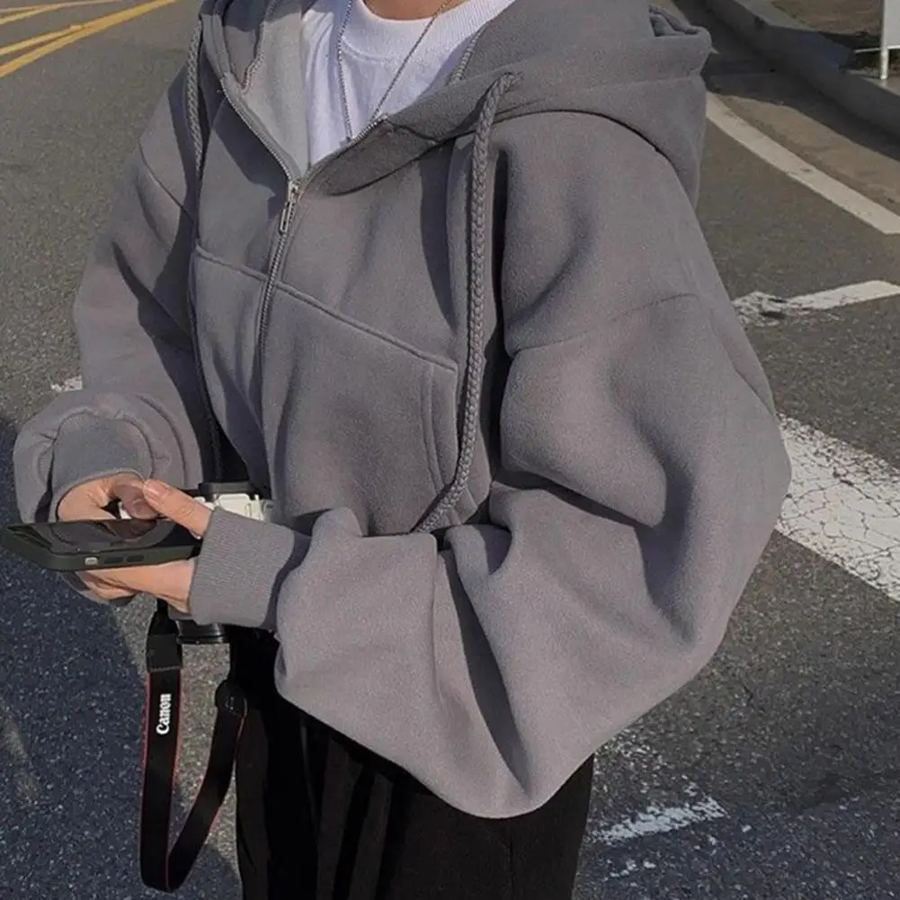 Women Sport Coat Stylish Hooded Sport Jacket with Drawstring Pockets for Women Wear Coat with Elastic Cuff Hem Fall Winter
Women Sport Coat Stylish Hooded Sport Jacket with Drawstring Pockets for Women Wear Coat with Elastic Cuff Hem Fall Winter
