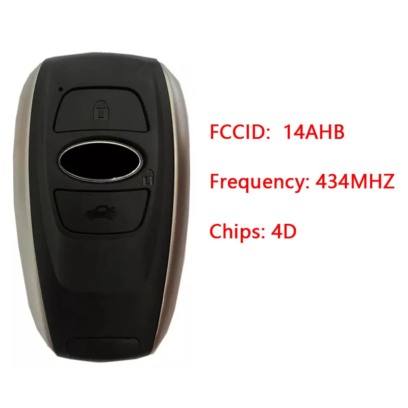 CN034009 Aftermarket Key For Subaru 2014 2015 BRZ Impreza-XV Forester 4D Chip 3 Button 434mhz HYQ14AHB 281451-5801
CN034009 Aftermarket Key For Subaru 2014 2015 BRZ Impreza-XV Forester 4D Chip 3 Button 434mhz HYQ14AHB 281451-5801