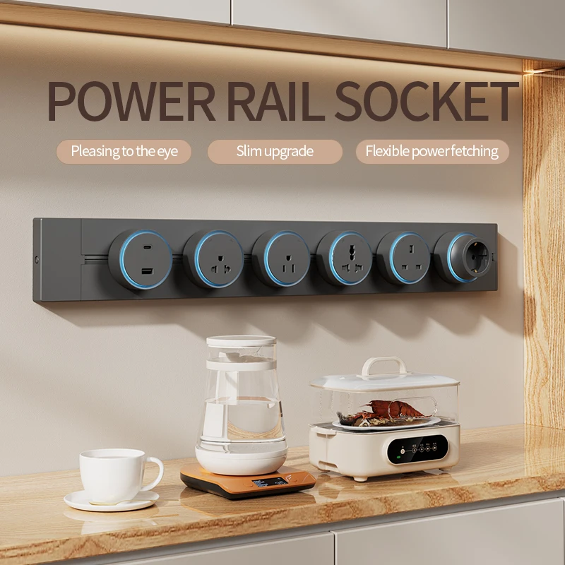 Wall Power Track Socket EU UK FR Korea Standard Home Kitchen Bathroom Office Wall Electric Sockets Plugs Adapters
Wall Power Track Socket EU UK FR Korea Standard Home Kitchen Bathroom Office Wall Electric Sockets Plugs Adapters