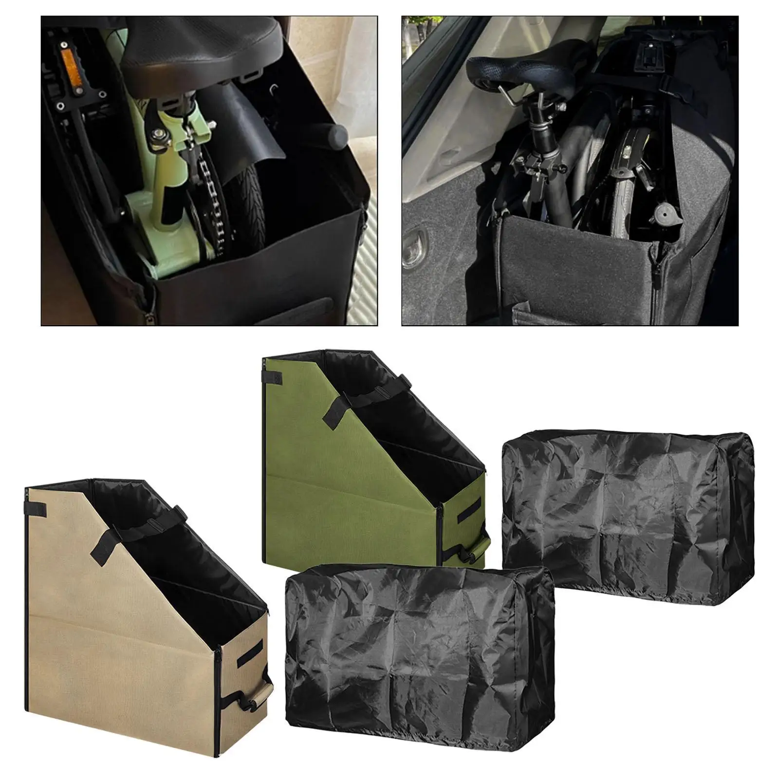 Folding Bike Storage Box with Strap Portable Bike Transport Case Easy to Carry Sturdy Bike Travel Bag with Handle for Outdoor
Folding Bike Storage Box with Strap Portable Bike Transport Case Easy to Carry Sturdy Bike Travel Bag with Handle for Outdoor